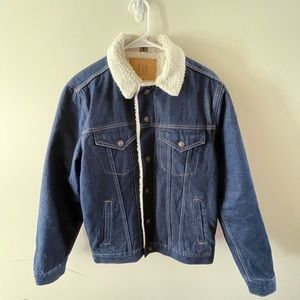 Gap Sherpa-Lined Denim Jacket